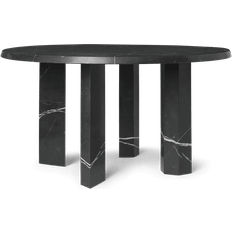 ferm LIVING Taula Coffee Table Ø67 x 35 cm Black Sofabord 67cm