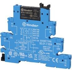 Finder Elkomponenter Finder interfacerelæ 1CO 6A 24VAC/DC m/skruemontage