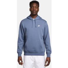 Nike Blue Jumpers Nike World Indigo Blue Club Pull Over Hoodie