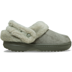 Crocs Classic Unfurgettable Vegan Suede Clogs - Galactic Grey