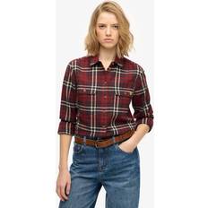 Superdry Women Shirts Superdry Lumberjack Check Flannel Shirt
