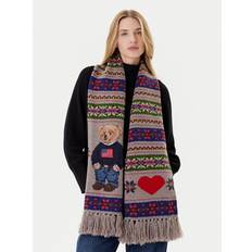 Polo Ralph Lauren Multicoloured Accessories Polo Ralph Lauren Bear Fair Isle Wool Blend Scarf - Multi
