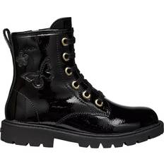 Geox Boots Children's Shoes Geox Shaylax Leather Lace Up Ankle Boots - Black