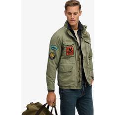Superdry Unisex Jackets Superdry Patched M65 Jacket Patches - Green