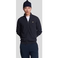 Lyle & Scott Men Cardigans Lyle & Scott Lambswool Blend Zip Through Cardigan New
