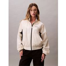 Calvin Klein Bruna Ytterkläder Calvin Klein Logo Track Jacket - White