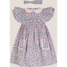 Blomstrede - Piger Øvrige sæt Monsoon Baby Savannah Floral Dress Headband Set - Pink