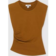 Sleeveless T-shirts Children's Clothing Reiss Kids Sadie Ruched T-Shirt - Tan