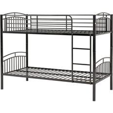 SECONIQUE Ventura 3 Black Bunk Bed 101x201cm