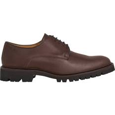 Leather Derby Hackett London Derby Sloane Leather Shoes Flat Laces - Brown