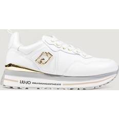 Dame - Uld Sneakers Liu Jo Maxi Wonder Uld Læder Sneakers Uld - Hvid