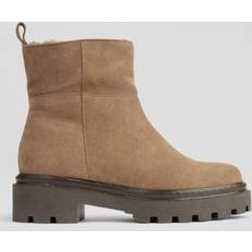 LK Bennett Ankle Boots LK Bennett Josie Grey Leather Ankle Boots - Grey