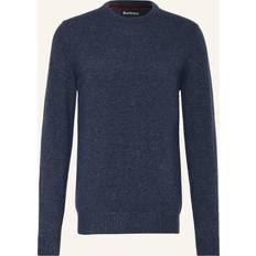 Barbour Tops Barbour Tisbury Fleck Knit Sweater Pull Droit - Bleu