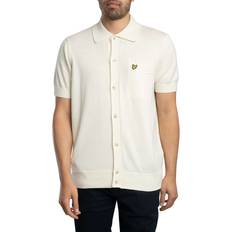Lyle & Scott Mid Knits Hamp Strikket Skjorte Beige