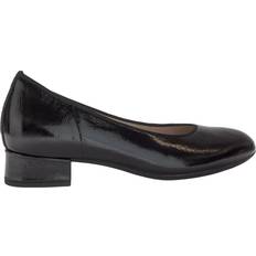 Nubuck Heels & Pumps Gabor Betty Leather Court Shoes - Black Patent