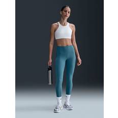 Blue - Yoga Tights & Stay-Ups Nike Zenvy Leggings Voller Lánge Mit Hohem Bund - Blau