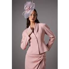 V-Neck Jackets Coast Cross Over Princess Seam Jacket - Pink