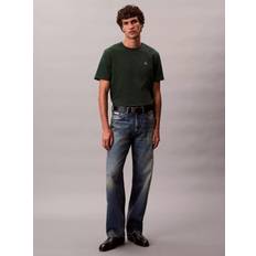 Calvin Klein Grøn Overdele Calvin Klein Embroidered Monogram Logo Relaxed T-Shirt - Green