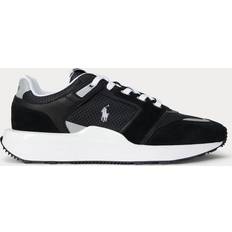 Polo ralph lauren train 89 Polo Ralph Lauren Train 89 V2 Suede-Paneled Sneaker - Black