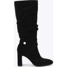 Carvela Jackpot Slouch Knee Suede Boots - Black
