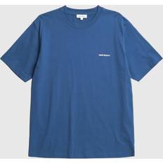 Norse Projects Kläder Norse Projects Johannes Organic Logo Print Tshirt - Estate Blue