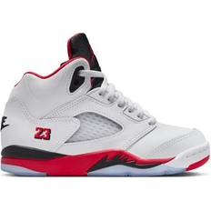 Nike Jordan 5 Retro PS - White/Black/Fire Red