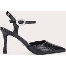Synthetic - Women Heels & Pumps Carvela Women's Heels Black Synthetic Rimini 2 Part - Black
