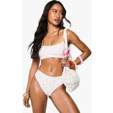 Sportswear Garment Bikini Bottoms boohoo Reversible Ditsy Floral Bikini Bottoms - Orange