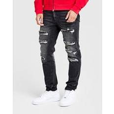 Paze Slim Ripped Jeans Black