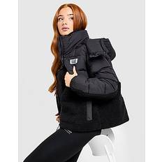 EA7 Dam Jackor EA7 Emporio Armani Teddy Panel Padded Jacket - Svart
