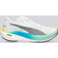 Puma 46 ⅔ Sportssko Puma Deviate Nitro 3 Running Shoes - White/Mint Melt