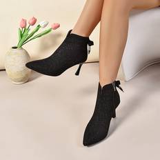 Heels & Pumps Temu Stiletto High Heels Plain Toe Shoes