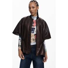 Brun Ponchos & Kapper Desigual Kappe - Rustbrun