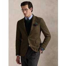 Polo Ralph Lauren Herre Frakker Polo Ralph Lauren Single Breasted Guncheck Sportcoat - Olive