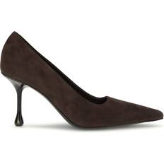 Brown - Women Heels & Pumps Jimmy Choo Ixia 80 Suede Pump - Brown