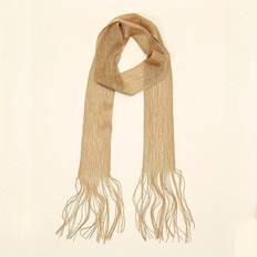 Elegant Black Polyester Scarf Polyester - Black