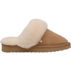 Maple Lane Classic Shearling Cuff Mule Slippers
