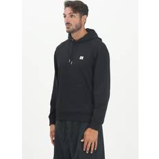 Calvin Klein Black Jumpers Calvin Klein Jeans Left Chest Woven Badge Overhead Hoodie - Black
