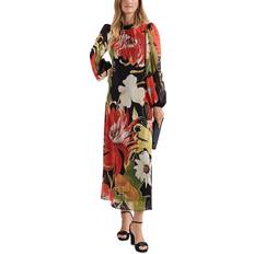 Phase Eight Long Dresses Phase Eight Eve Floral Long Sleeve Dress - Multi
