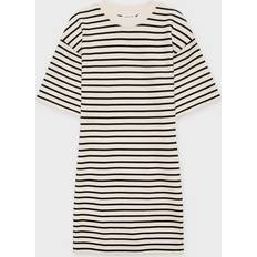 Golf Dresses Anine Bing Mona Dress - Black Stripe French Terry
