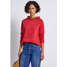 Damen Sweatshirt Mit Kapuze - Rot