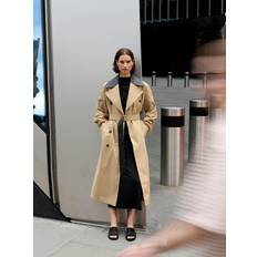 French Connection Cotton Outerwear French Connection Cotton Twill Trench Coat - Brown