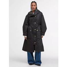 Barbour Dame Regntøj Barbour Dena Showerproof Hooded Jacket - Black
