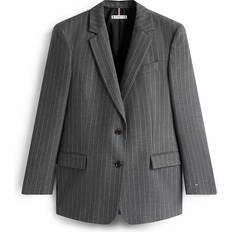 Tommy Hilfiger Stribede Blazere Tommy Hilfiger Pinstripe Oversized Fit Blazer