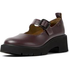 Platform Ballerinas Camper Pumps Woman - Burgundy