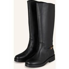 Høje støvler på tilbud Tommy Hilfiger TH Horsebit Riding Long Boot Langskaftede Støvler - Sort