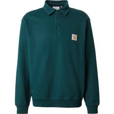 Carhartt WIP Polo Sweatshirt Dark Fir - Mørkegrøn