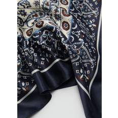 Paisley Accessoarer Mango Paisley Print Scarf Dam Övrigt Stl U - Navy