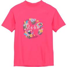 Polyamid T-shirts Børnetøj Color Kids Pige Badebluse UV 50+ - Knockout Pink
