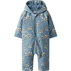 Name It Vinteroverall Funktionsdräkt NBMMAX - Beige/Marinblå/Grå